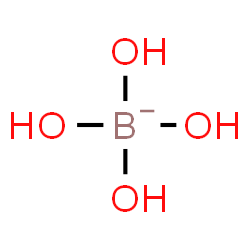 ChemSpider 2D Image | Tetrahydroxyborate | H4BO4