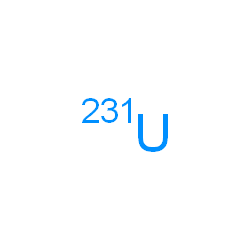 ChemSpider 2D Image | (~231~U)Uranium | 231U