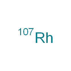 ChemSpider 2D Image | (~107~Rh)Rhodium | 107Rh