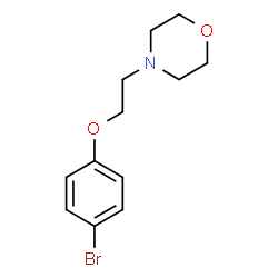 ChemSpider 2D Image | 4-(2-(4-bromophenoxy)ethyl)morpholine | C12H16BrNO2