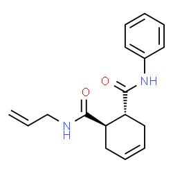 ChemSpider 2D Image | (1R,2R)-N-Allyl-N'-phenyl-4-cyclohexene-1,2-dicarboxamide | C17H20N2O2
