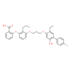 ChemSpider 2D Image | Etalocib | C33H33FO6
