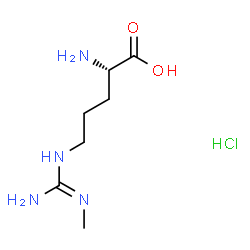 ChemSpider 2D Image | Tilarginine hydrochloride | C7H17ClN4O2