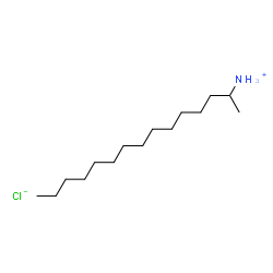 ChemSpider 2D Image | 2-Pentadecanamine hydrochloride (1:1) | C15H34ClN