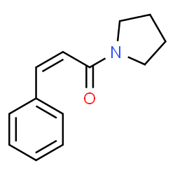 ChemSpider 2D Image | (2Z)-3-Phenyl-1-(1-pyrrolidinyl)-2-propen-1-one | C13H15NO