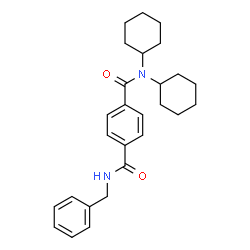 ChemSpider 2D Image | N'-Benzyl-N,N-dicyclohexylterephthalamide | C27H34N2O2