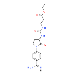 ChemSpider 2D Image | Orbofiban | C17H23N5O4