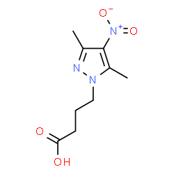 ChemSpider 2D Image | 4-(3,5-dimethyl-4-nitro-1-pyrazolyl)butanoic acid | C9H13N3O4