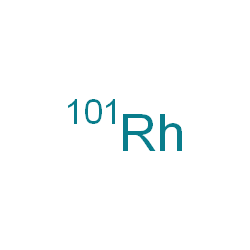 ChemSpider 2D Image | (~101~Rh)Rhodium | 101Rh
