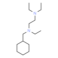 ChemSpider 2D Image | N-(Cyclohexylmethyl)-N,N',N'-triethyl-1,2-ethanediamine | C15H32N2