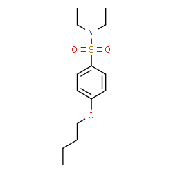 ChemSpider 2D Image | 4-Butoxy-N,N-diethylbenzenesulfonamide | C14H23NO3S