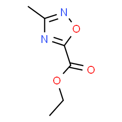 ChemSpider 2D Image | Ethyl 3-methyl-1,2,4-oxadiazole-5-carboxylate | C6H8N2O3