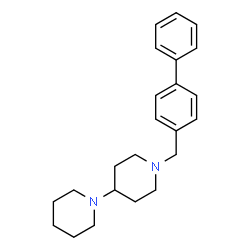 ChemSpider 2D Image | 1'-(4-Biphenylylmethyl)-1,4'-bipiperidine | C23H30N2