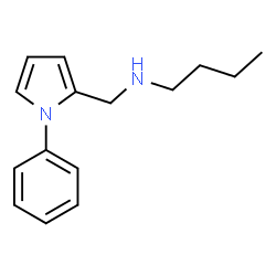 ChemSpider 2D Image | Butyl-(1-phenyl-1H-pyrrol-2-ylmethyl)-amine | C15H20N2