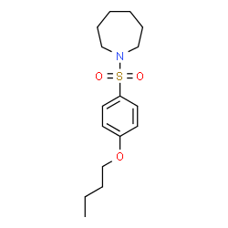 ChemSpider 2D Image | 1-[(4-Butoxyphenyl)sulfonyl]azepane | C16H25NO3S