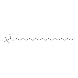 ChemSpider 2D Image | 18-Methylnonadecyl pivalate | C25H50O2