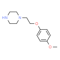 ChemSpider 2D Image | 1-[2-(4-Methoxyphenoxy)ethyl]piperazine | C13H20N2O2