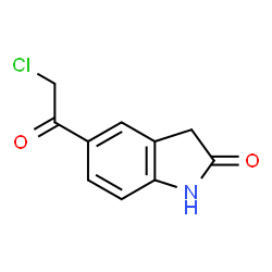 ChemSpider 2D Image | 5-(2-chloroacetyl)indolin-2-one | C10H8ClNO2