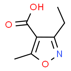 ChemSpider 2D Image | 3-ethyl-5-methylisoxazole-4-carboxylic acid | C7H9NO3