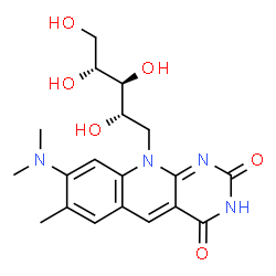 ChemSpider 2D Image | Roseoflavin | C19H24N4O6
