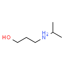 ChemSpider 2D Image | 3-Hydroxy-N-isopropyl-1-propanaminium | C6H16NO