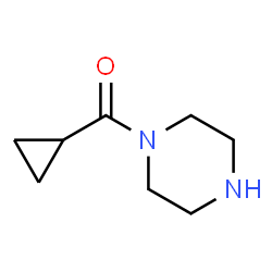 ChemSpider 2D Image | 1-(Cyclopropylcarbonyl)piperazine | C8H14N2O