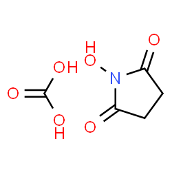 ChemSpider 2D Image | Carbonic acid - 1-hydroxy-2,5-pyrrolidinedione (1:1) | C5H7NO6