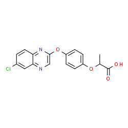 ChemSpider 2D Image | quizalofop | C17H13ClN2O4