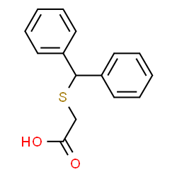 ChemSpider 2D Image | (benzhydrylthio)acetic acid | C15H14O2S