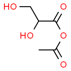 ChemSpider 2D Image | Glyceryl acetate | C5H8O5