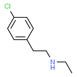 ChemSpider 2D Image | 2-(4-Chlorophenyl)-N-ethylethanamine | C10H14ClN