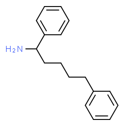 ChemSpider 2D Image | 1,5-Diphenyl-1-pentanamine | C17H21N