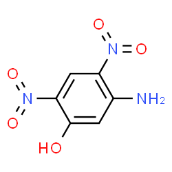 ChemSpider 2D Image | 5-Amino-2,4-dinitrophenol | C6H5N3O5
