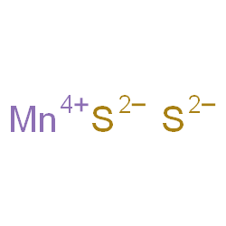 ChemSpider 2D Image | Manganese(4+) disulfide | MnS2