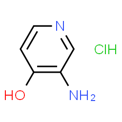 ChemSpider 2D Image | 3-aminopyridin-4-ol hydrochloride | C5H7ClN2O