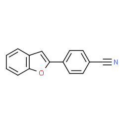 ChemSpider 2D Image | 4-(1-Benzofuran-2-yl)benzonitrile | C15H9NO
