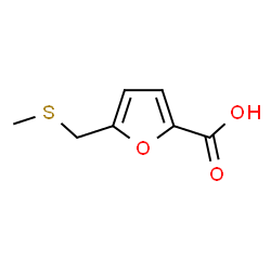 ChemSpider 2D Image | 5-[(methylthio)methyl]-2-furoic acid | C7H8O3S