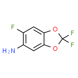 ChemSpider 2D Image | 2,2,6-Trifluoro-1,3-benzodioxol-5-amine | C7H4F3NO2