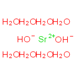 ChemSpider 2D Image | Strontium hydroxide octahydrate | H18O10Sr
