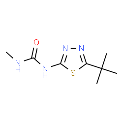ChemSpider 2D Image | 1-(5-tert-Butyl-1,3,4-thiadiazol-2-yl)-3-methylurea | C8H14N4OS