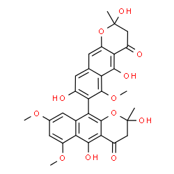 ChemSpider 2D Image | Aurasperone C | C31H28O12