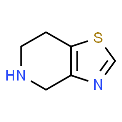 ChemSpider 2D Image | 4,5,6,7-Tetrahydrothiazolo[4,5-c]pyridine | C6H8N2S