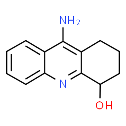 ChemSpider 2D Image | 9-Amino-1,2,3,4-tetrahydro-4-acridinol | C13H14N2O