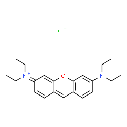 ChemSpider 2D Image | PYRONINE B | C21H27ClN2O