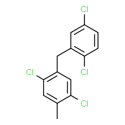 ChemSpider 2D Image | 2,2',5,5'-tetrachloro-4-methyl-diphenylmethane | C14H10Cl4