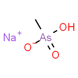 ChemSpider 2D Image | Monosodium methyl arsenate | CH4AsNaO3