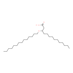 ChemSpider 2D Image | 3-(Tetradecyloxy)tetradecanoic acid | C28H56O3