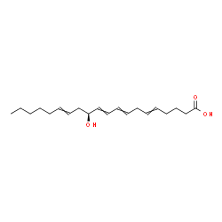 ChemSpider 2D Image | (12S)-12-Hydroxy-5,8,10,14-icosatetraenoic acid | C20H32O3