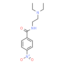ChemSpider 2D Image | N-[2-(Diethylamino)ethyl]-4-nitrobenzamide | C13H19N3O3