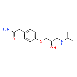 ChemSpider 2D Image | (+)-atenolol | C14H22N2O3